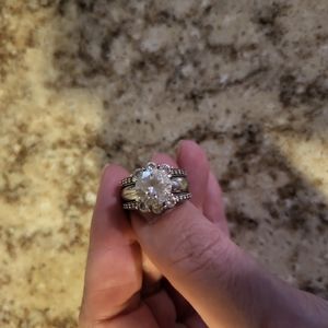 CZ Wedding Ring Size 6